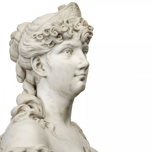 Buste en marbre de Carrare, 19e siècle - Galerie PLA