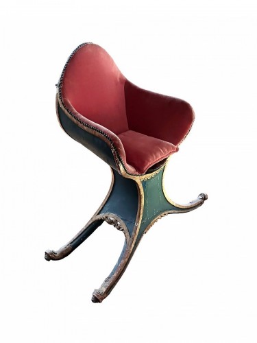 Gondola armchair, Venice 18th century