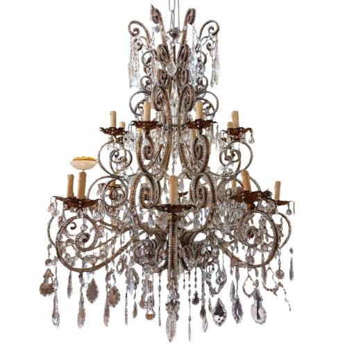 Large chandelier, Italy 19th century