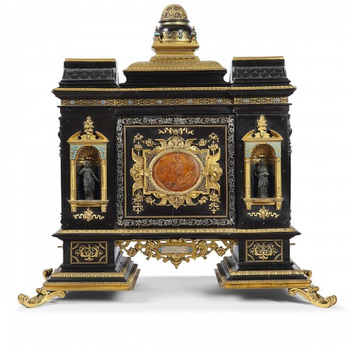 Cabinet en ébène, France 19e siècle