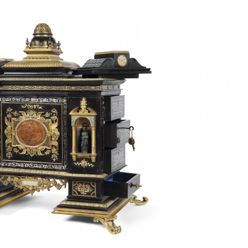 XIXe siècle - Cabinet en ébène, France 19e siècle