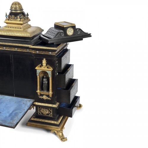  - Cabinet en ébène, France 19e siècle