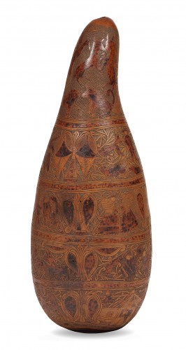 18th century Calabash engraved use as gourd