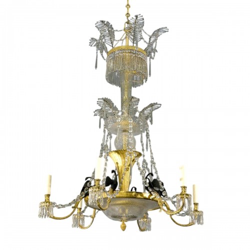 An Ormolu crystal Chandelier, Vienna circa 1815