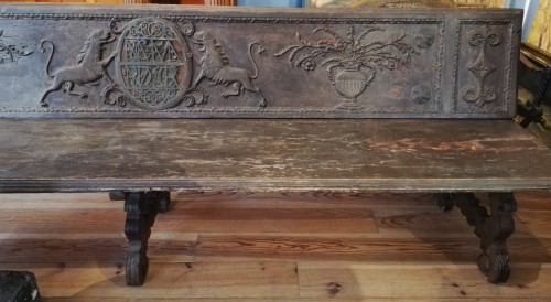 Large bench, Spain 17th century - Seating Style 