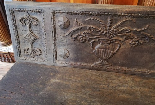 17th century - Large bench, Spain 17th century