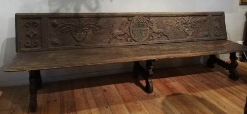  - Large bench, Spain 17th century