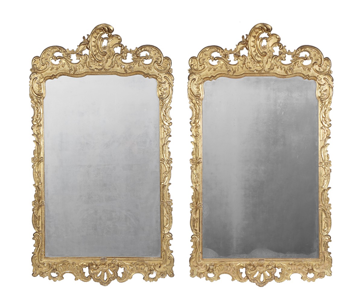Pair Of 18th Century Spanish Mirrors, Mirror In A Sentence Spanish