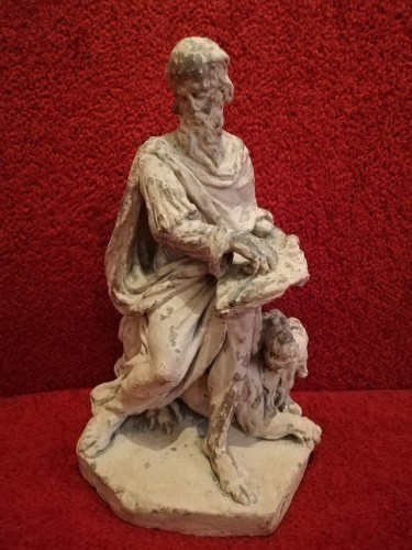 XVIIe siècle - Sculpture de St Jérôme 17e siècle