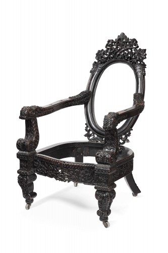 Seating  - Rosewood armchair Ceylon 1870
