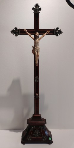 17th century - Ivory Christ, Indo Portuguese, Goa 17th century
