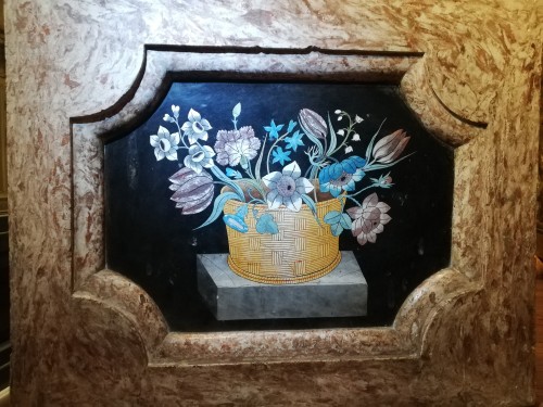 Objet de décoration  - Paire de plaques en scagliola - Italie 18e siècle