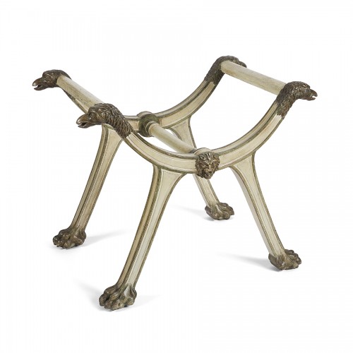 Fauteuil curule, Italie 19e siècle