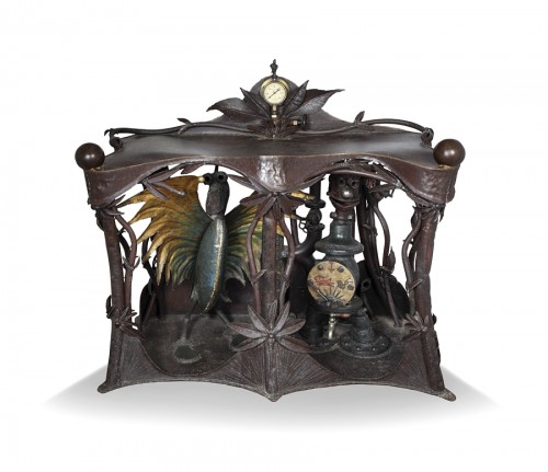 Iron console by Tom Petrusson, 20th century - Decorative Objects Style 