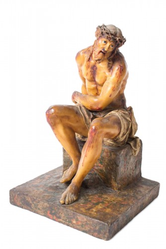 Christ of pity in wax, Italy 18th century