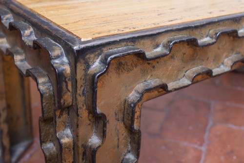 Mobilier Table & Guéridon - Table basse en fer doré, France 1950