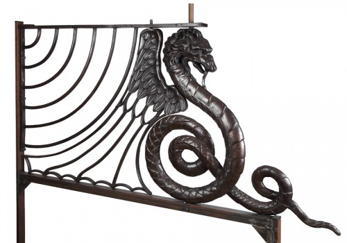 2 cast iron stalls, 19th century