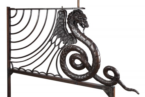 2 cast iron stalls, 19th century - Decorative Objects Style 