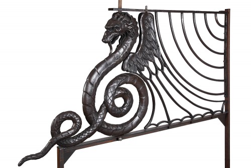 Decorative Objects  - 2 cast iron stalls, 19th century