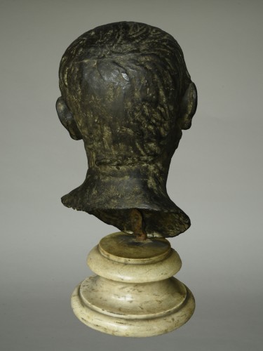 Buste bronze de l'Empereur Hadrien Italie 1er moitié 19e siècle - Sculpture Style Restauration - Charles X