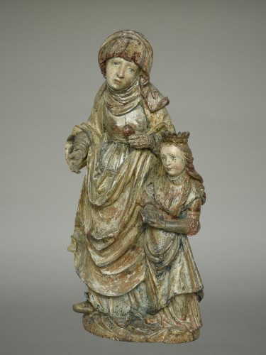 XVIe siècle et avant - Sainte Anne apprend à lire à Marie