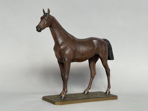 Sculpture Sculpture en Bronze - Cheval en bronze de Vienne 19e siècle