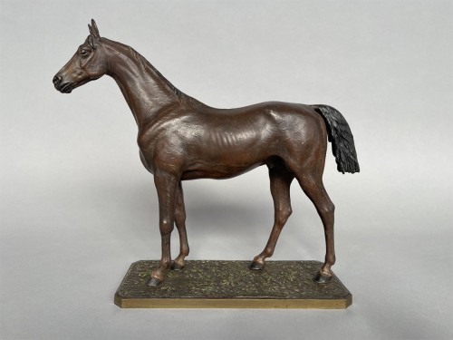 Old vienna bronze horse 19 th century - Art nouveau