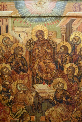 Icon Pentecost - Religious Antiques Style 