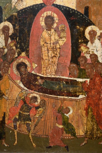 Icône le décès de la mère de Dieu vers 1600 - Art sacré, objets religieux Style 