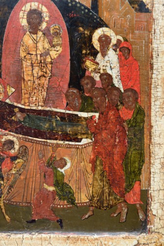 Icône le décès de la mère de Dieu vers 1600 - Galerie Puch