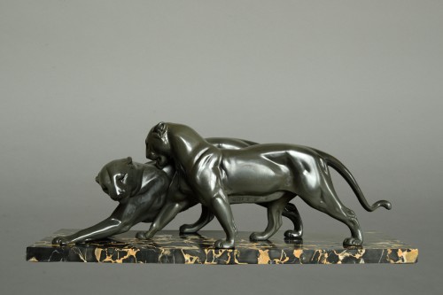 Panthers Plagnet about 1930 - Decorative Objects Style Art Déco