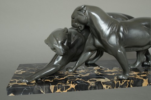 Panthers Plagnet about 1930 - Art Déco
