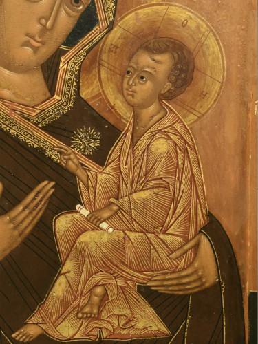 Antiquités - Icon of the Mother of God of Tikhvin