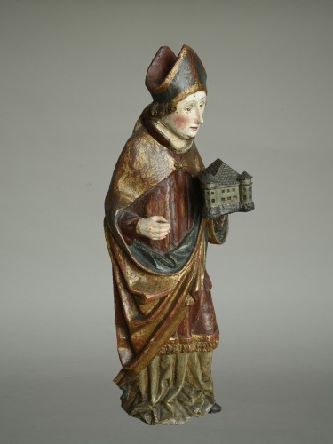 XVIe siècle et avant - Saint Wolfgang avec église, Allemagne du Sud vers 1500