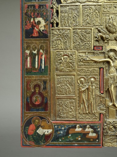 Icône Staurotheque Russie vers 1820 - Galerie Puch