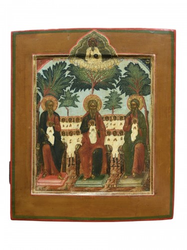 Icon Patriarches in paradies Russia about 1820