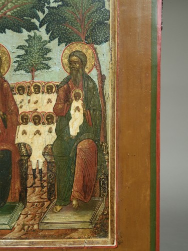 19th century - Icon Patriarches in paradies Russia about 1820