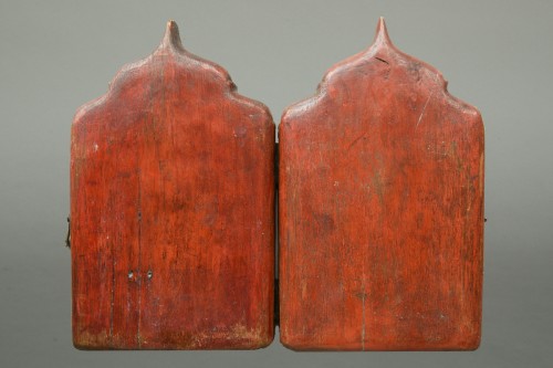 Icon Diptych Russia 18th century - Religious Antiques Style Louis XIV