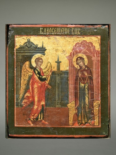 Icon Diptych Russia 18th century - Louis XIV