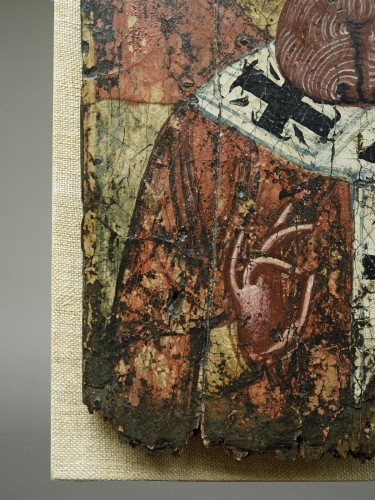 Icône byzantine Saint Nicolas XIVe siècle Byzance - Art sacré, objets religieux Style Moyen Âge