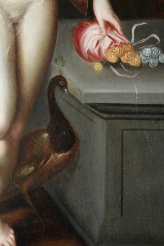 XVIe siècle et avant - Allégorie avec Junon et Saturne