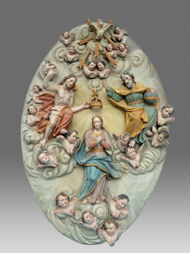 XVIIIe siècle - Couronnement de la Vierge Marie