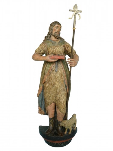 Sculpture of Saint John dated 1639