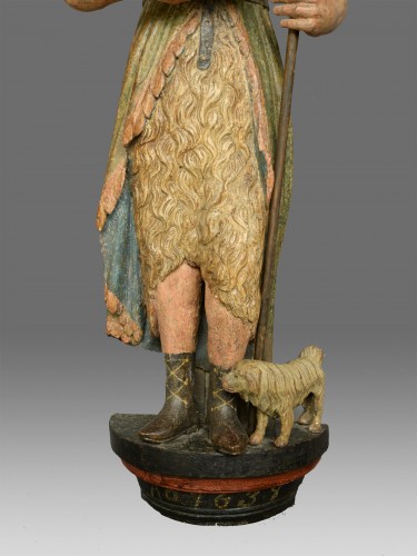 Sculpture  - Sculpture of Saint John dated 1639