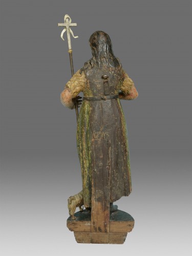 17th century - Sculpture of Saint John dated 1639