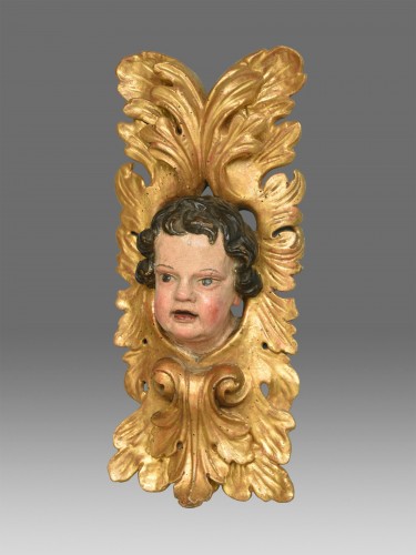 Pair of  angels  about 1680- 1700 - 