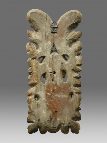 XVIIIe siècle - Paire de têtes d'anges rocailles vers 1680- 1700