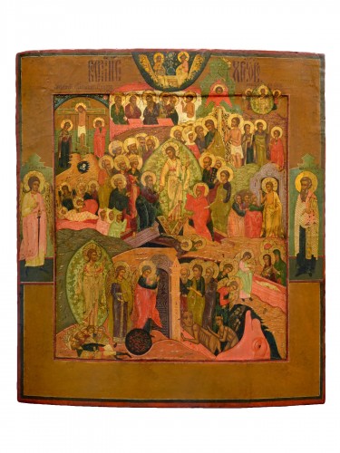 Icône Anastasie Russie Mstera vers 1720