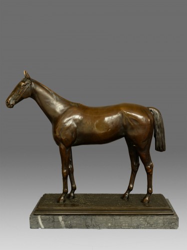Otto Rasmussen (1845-1912) - Cheval en Bronze - Sculpture Style Napoléon III