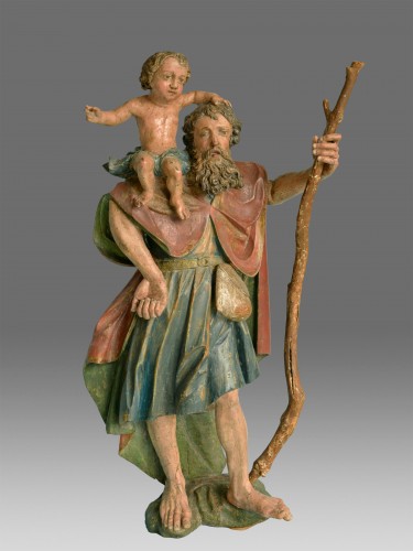 Sculpture of Saint Christophe Renaissance - Sculpture Style Renaissance